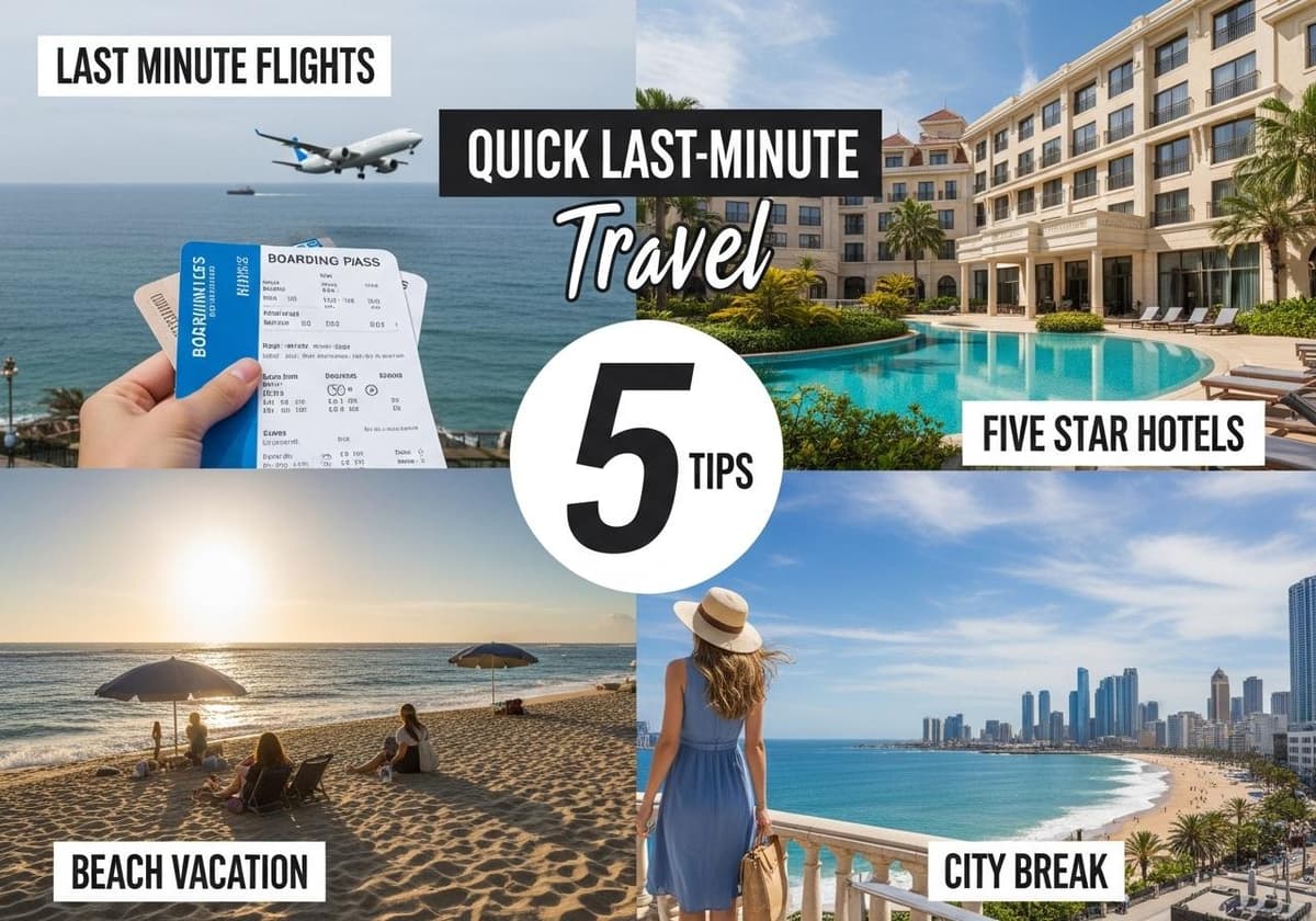 5 Tips For Lastminute Travel