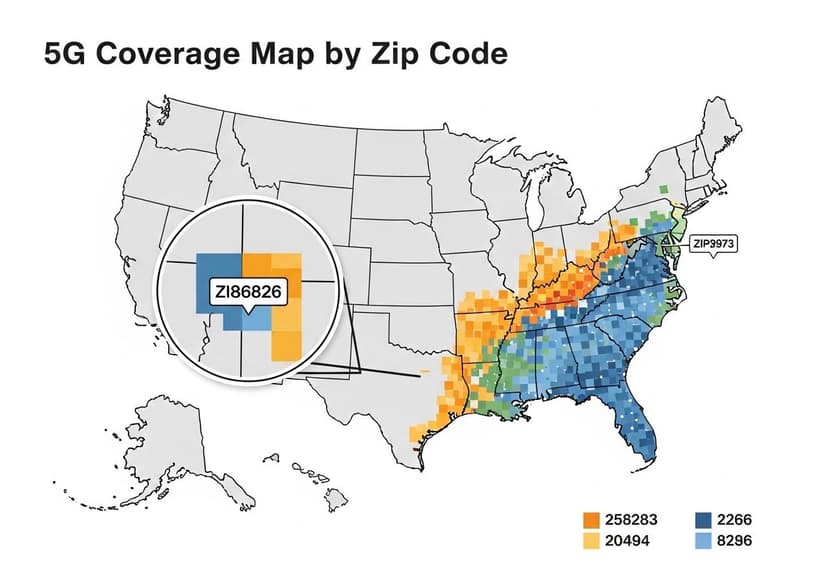 5G Coverage Map By Zip Code