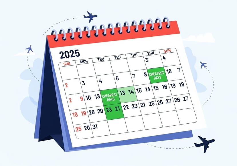 Cheapest Days To Fly In 2025