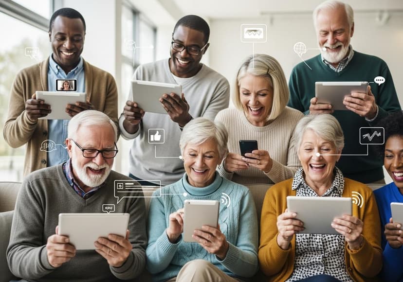Connecting Seniors Social Medi A Guide