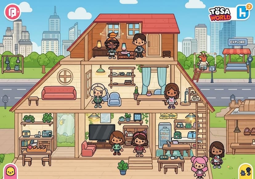 Toca World Building A Dream Home