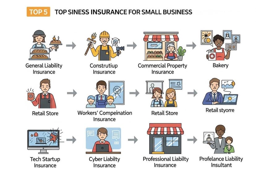 Top 5 Insurance Needs For Small Businesses