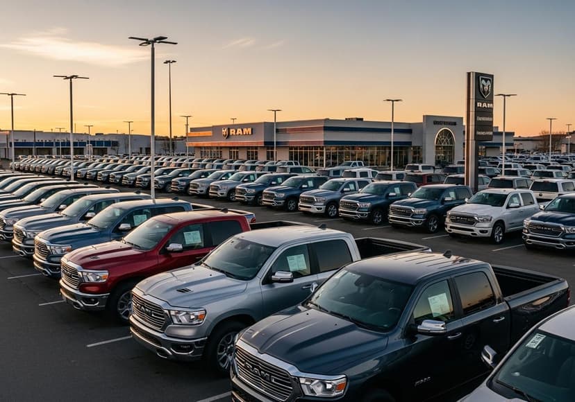 Unsold Ram Trucks Dealer Inventory